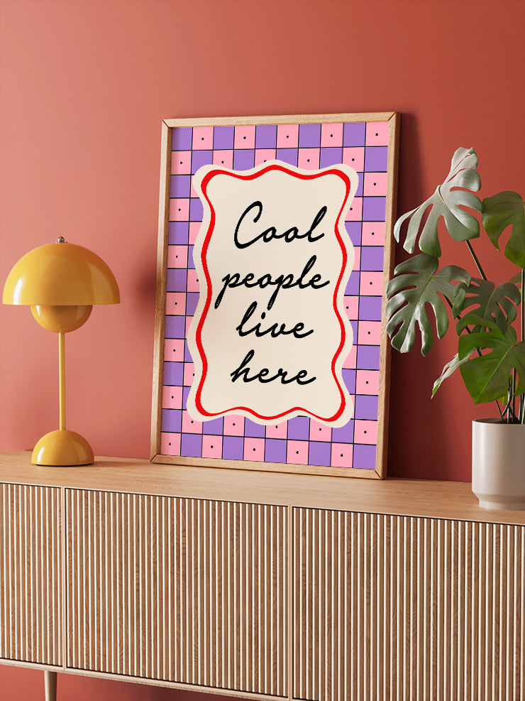 Cool People - Art Print Poster