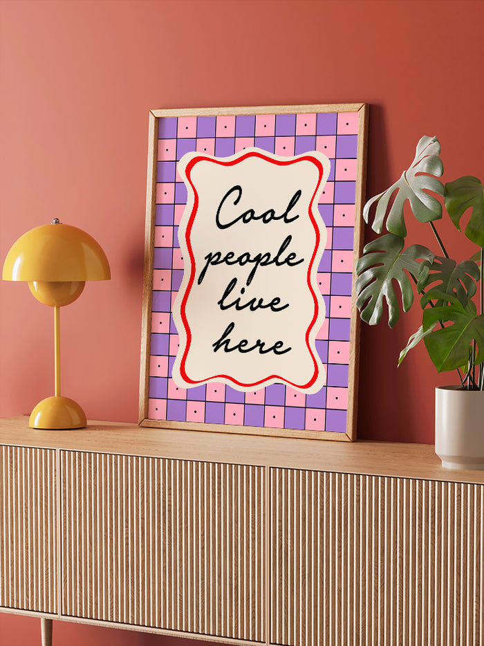 Cool People - Art Print Poster