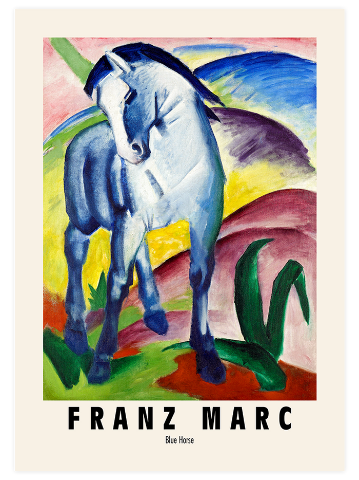 Franz Marc Foxes & Horse - Poster Seti Duo Poster