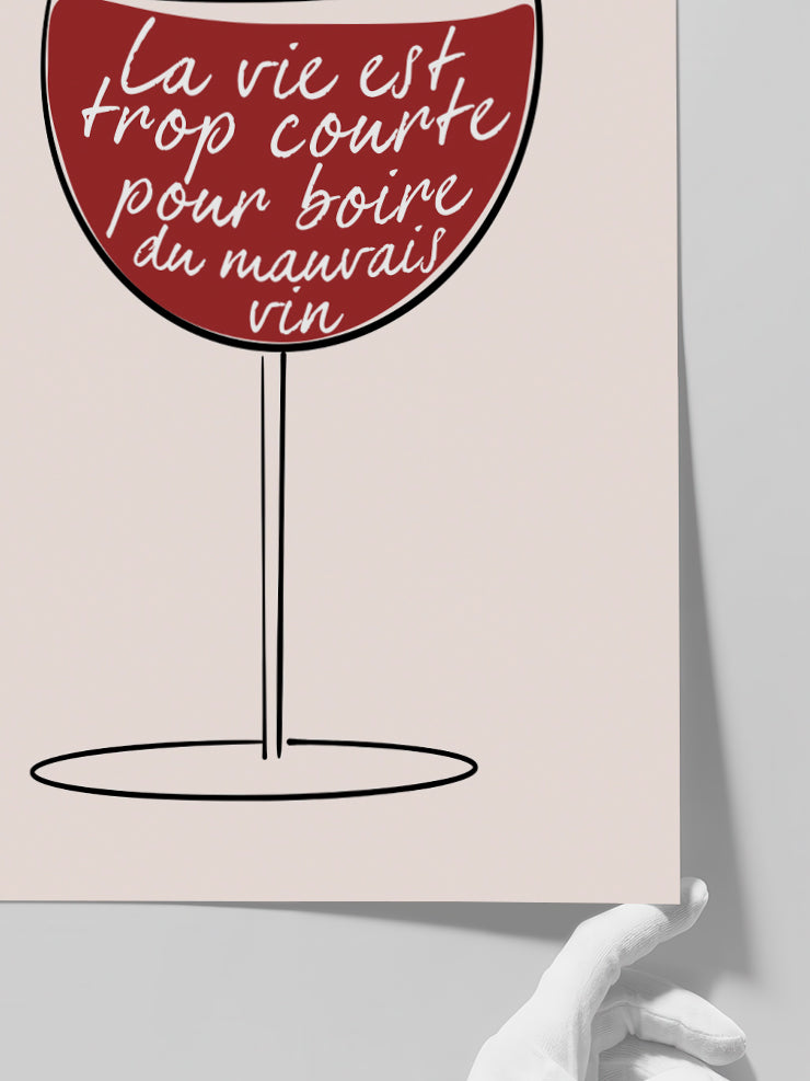 Good Wine - Art Print Poster