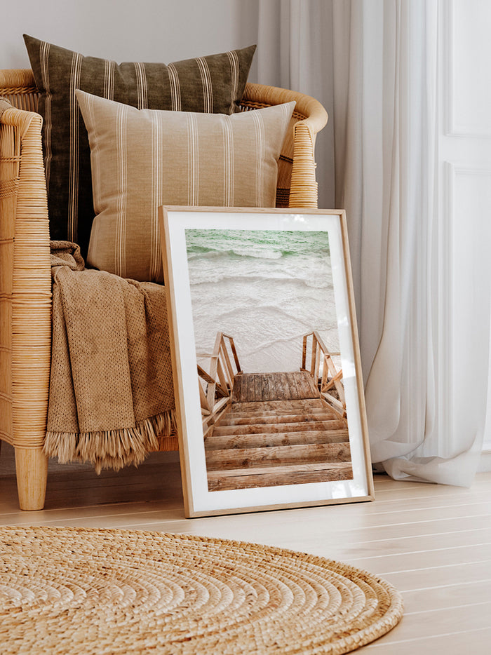 Let's Go To The Beach - Art Print Poster