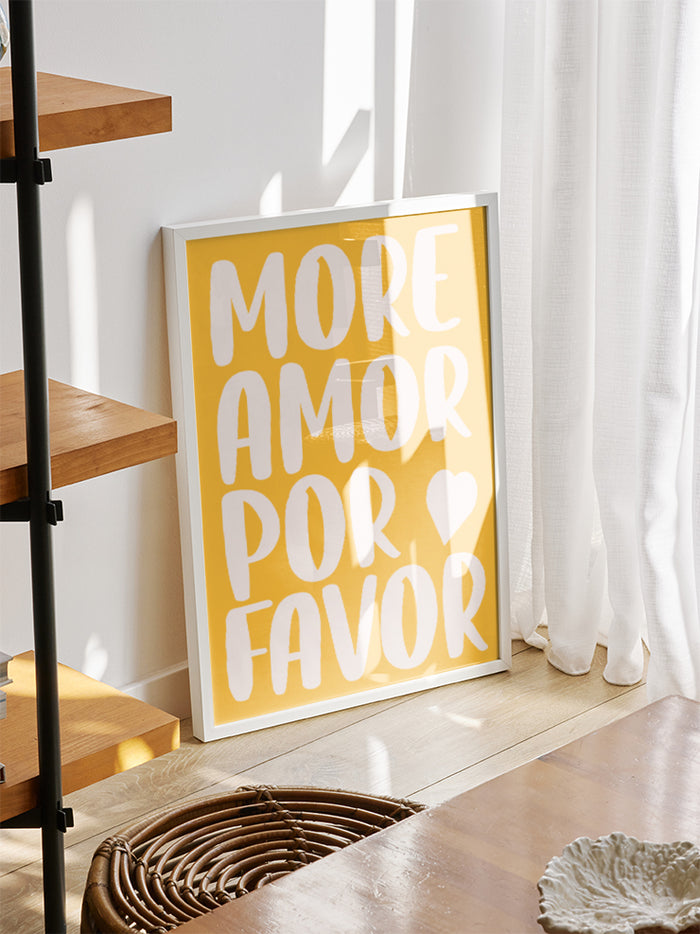 More Amor - Art Print Poster