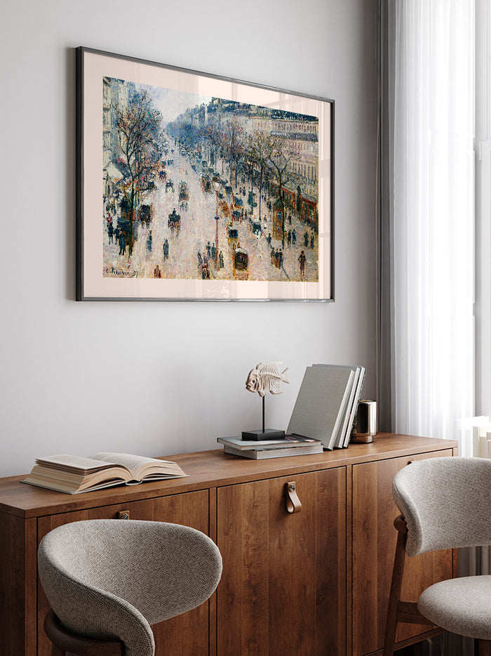 Camille Pissarro The Boulevard - Art Print Poster
