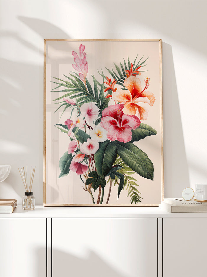 Çiçek Buketi - Art Print Poster