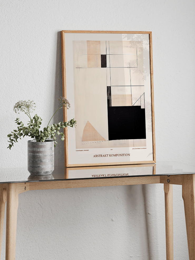 Abstrakt Komposition - Art Print Poster
