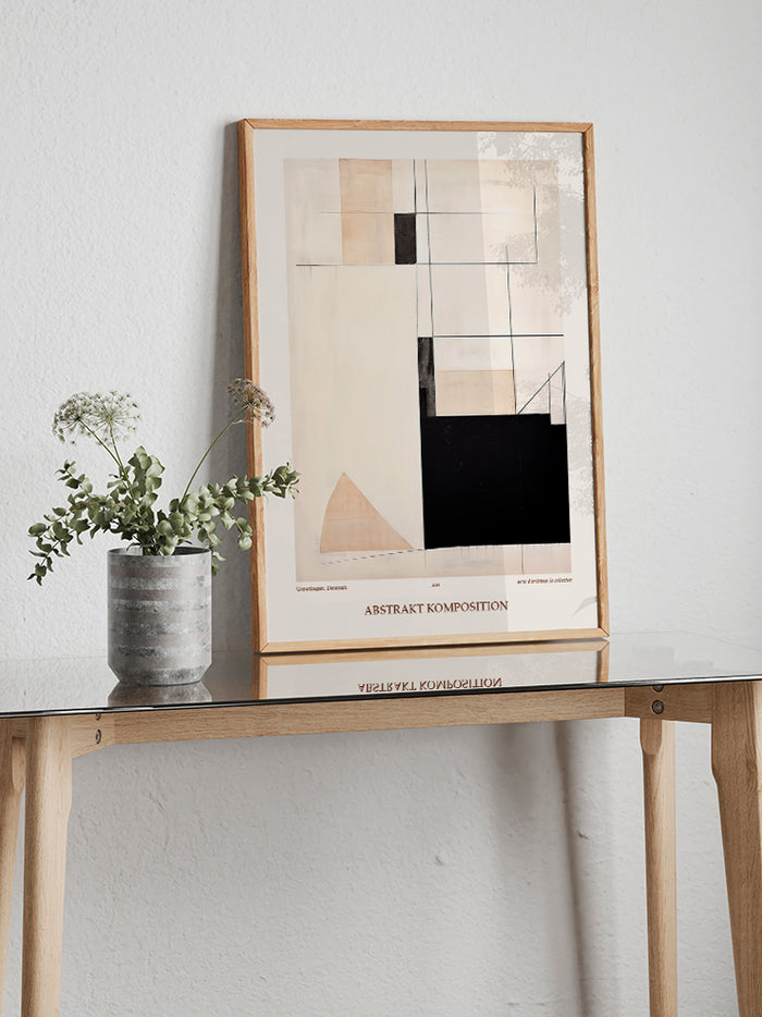 Abstrakt Komposition - Art Print Poster
