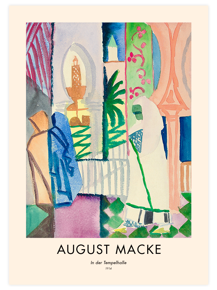 August Macke Bazar - Poster Seti Duo Poster