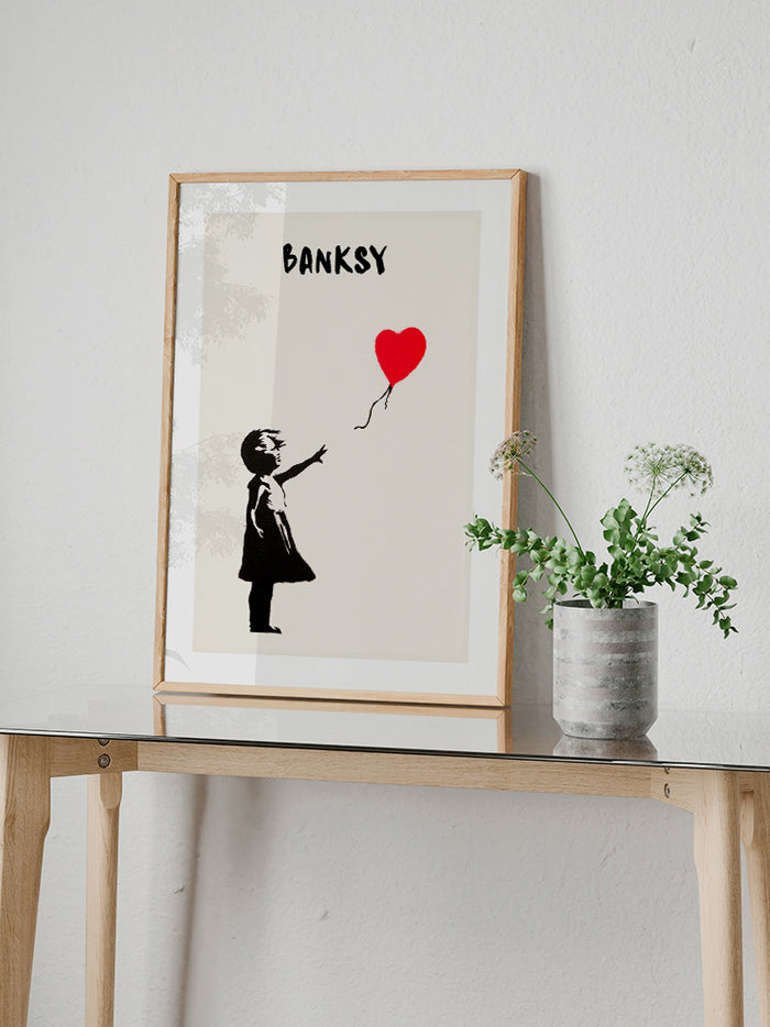Banksy Girl with Balloon - Art Print Poster