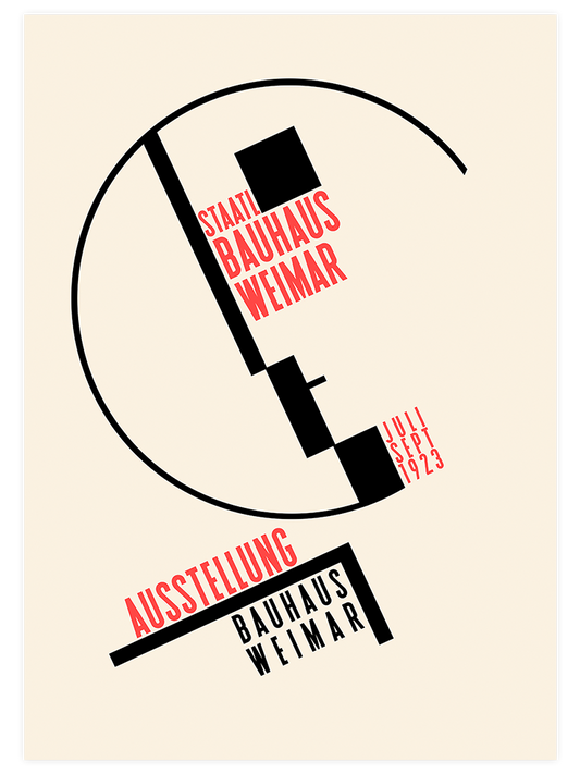 Bauhaus N7 Poster - Giclée Baskı