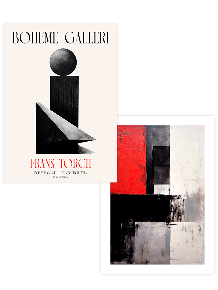 Boheme - Poster Seti Duo Sanatsal Poster