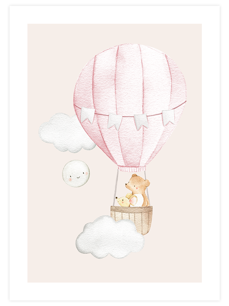 Magic Pink & Beige Touch - Poster Seti Trio Poster