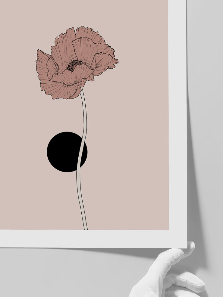 Çiçek N2 - Art Print Poster