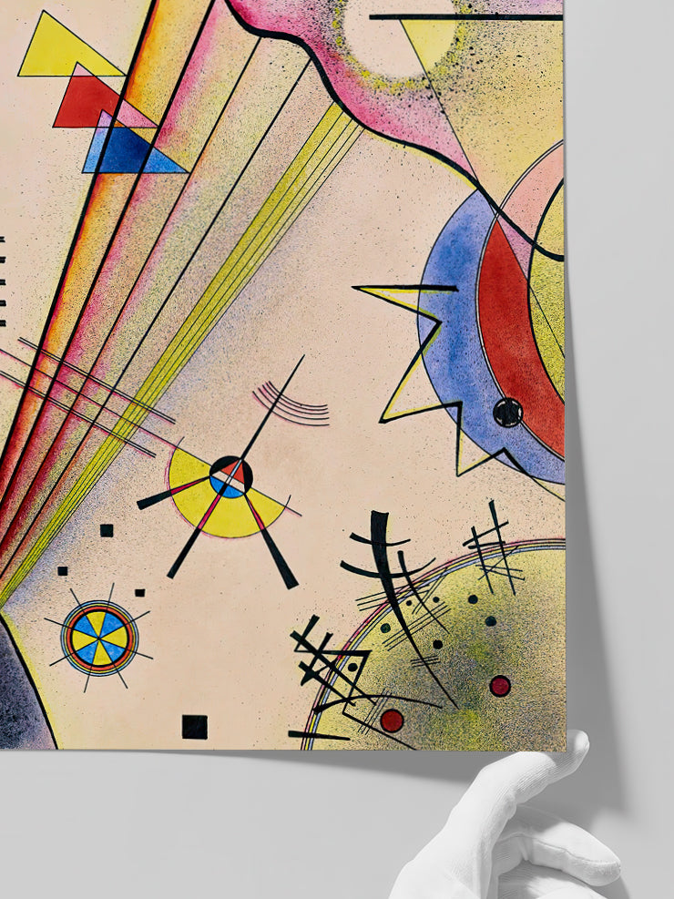 Kandinsky Clear Connection - Art Print Poster