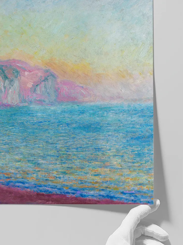 Monet’nin hafif ışıklı sahil görünümü.