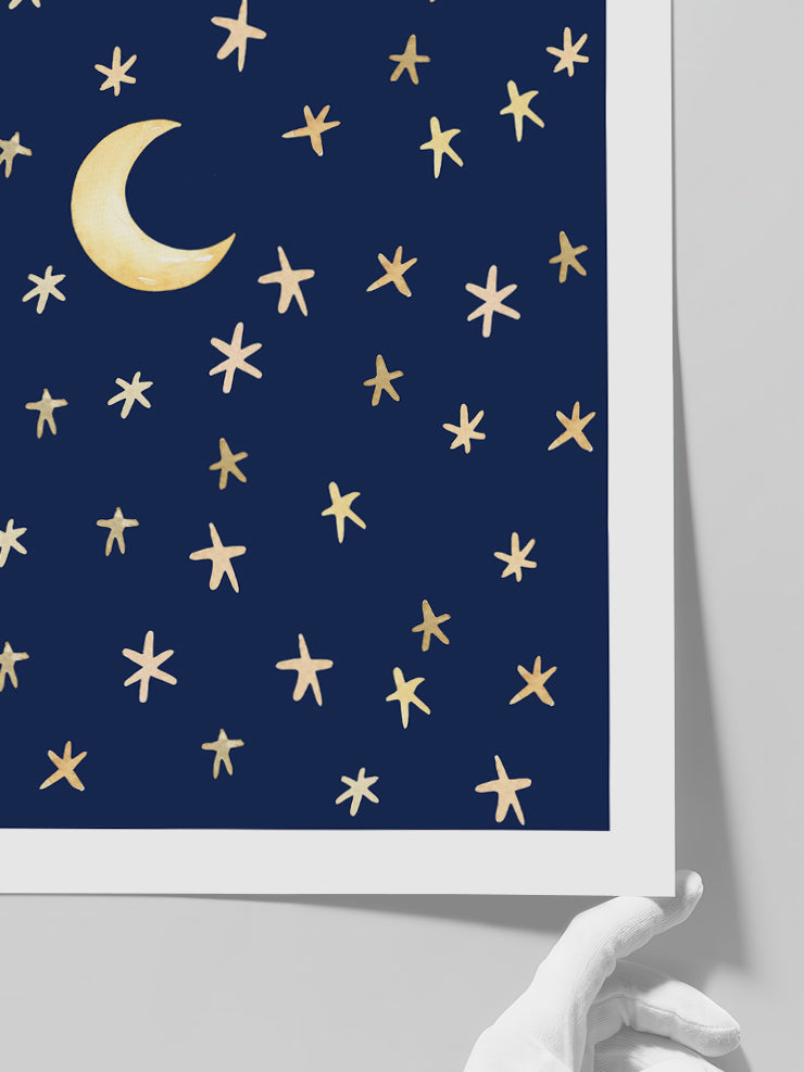 Yıldızlar - Art Print Poster