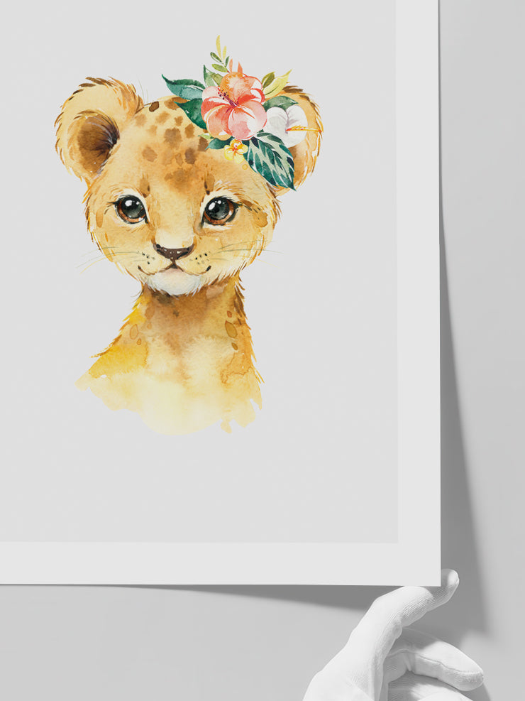 Sevimli Aslan - Art Print Poster