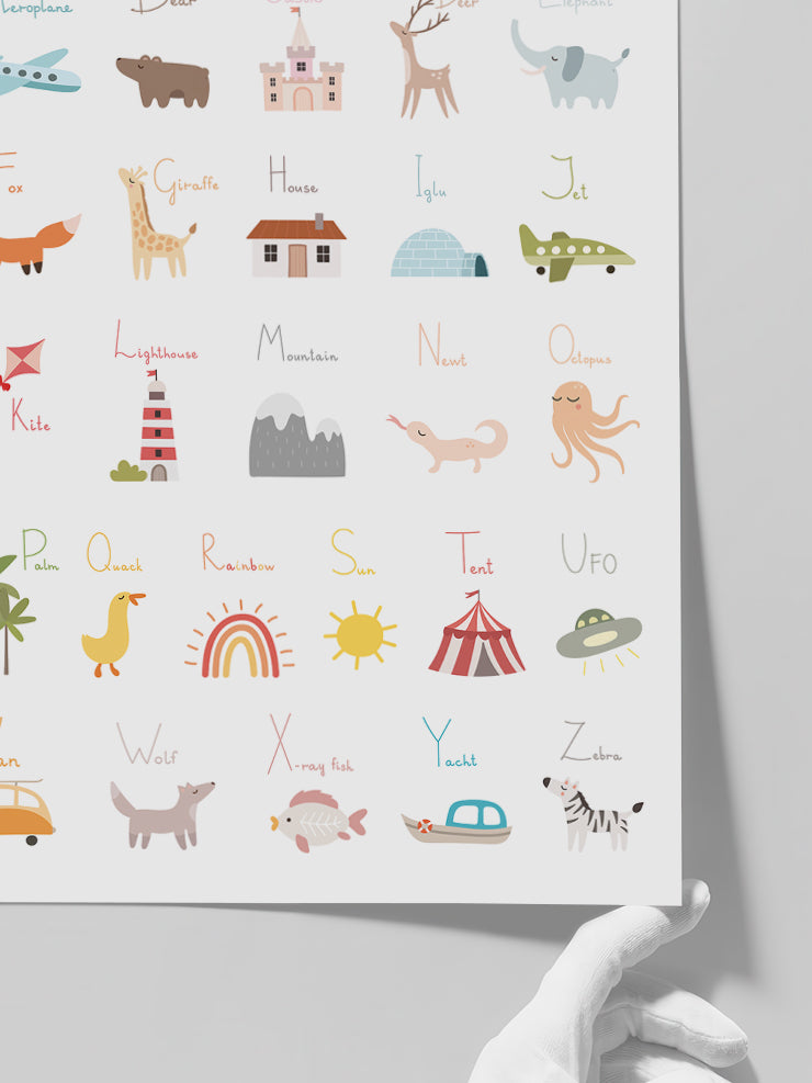 Alphabet - Art Print Poster