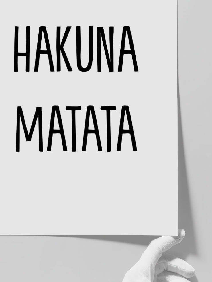 Hakuna Matata - Art Print Poster