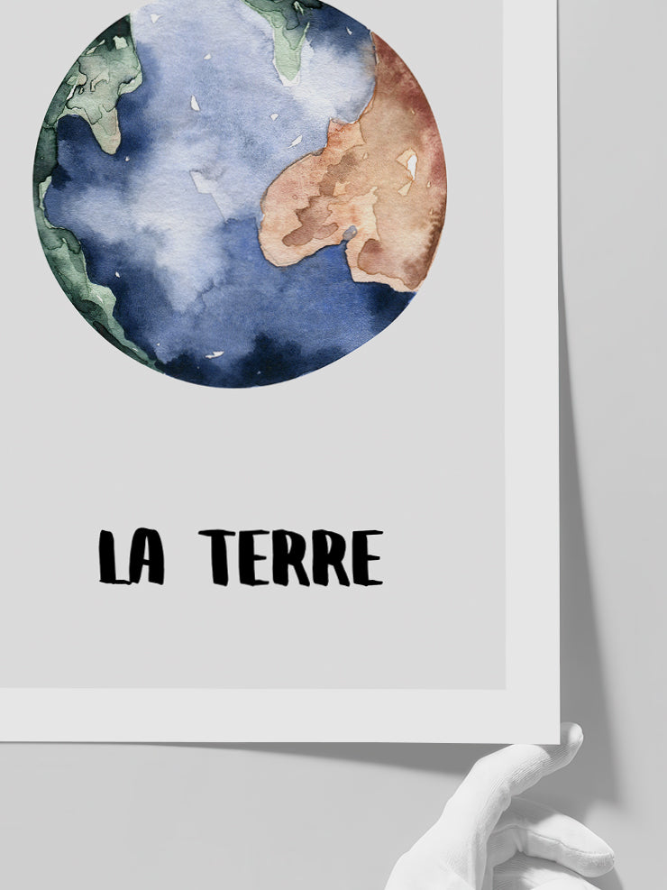 La Terre - Art Print Poster