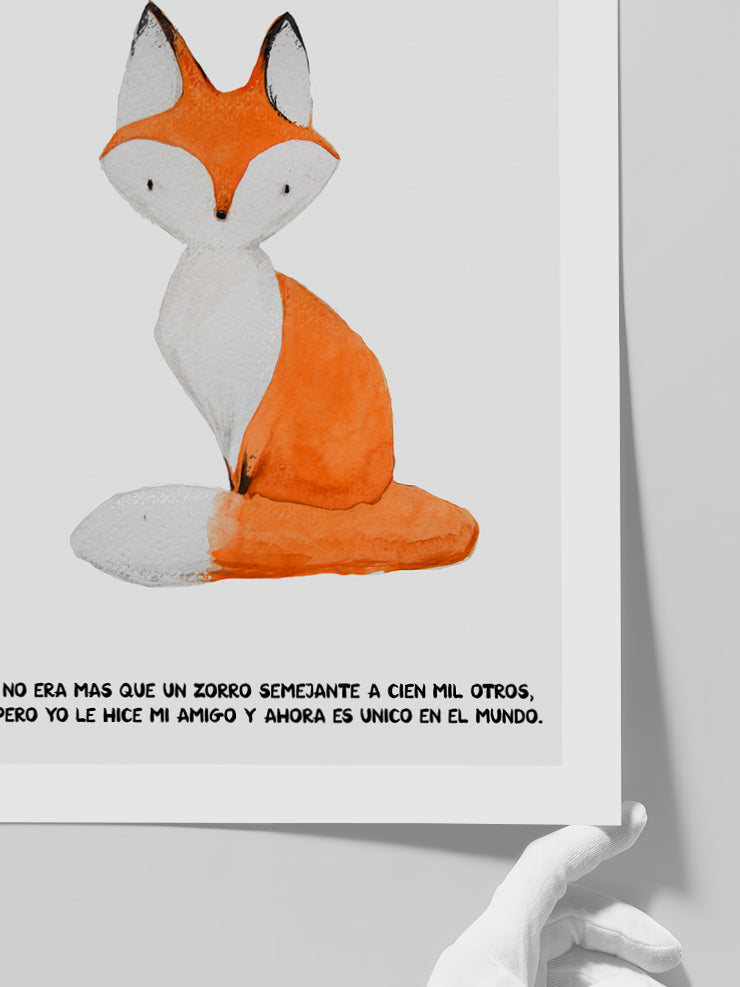 Küçük Prensin Tilkisi - Art Print Poster