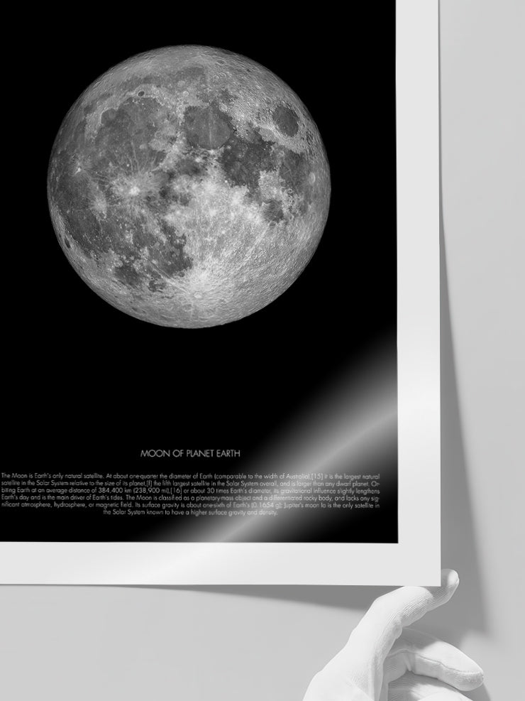 Moon - Art Print Poster