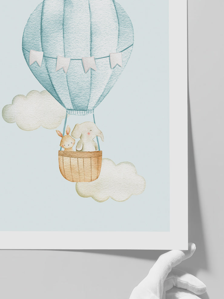 Bulutlarda N5 - Art Print Poster