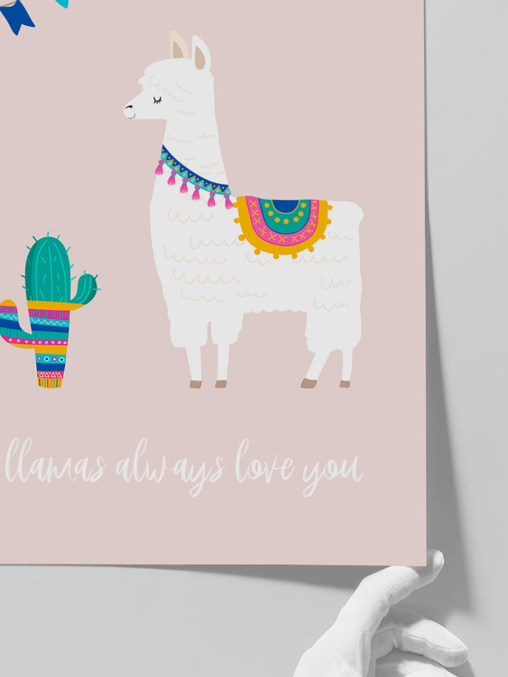 Lama Glama N5 - Art Print Poster