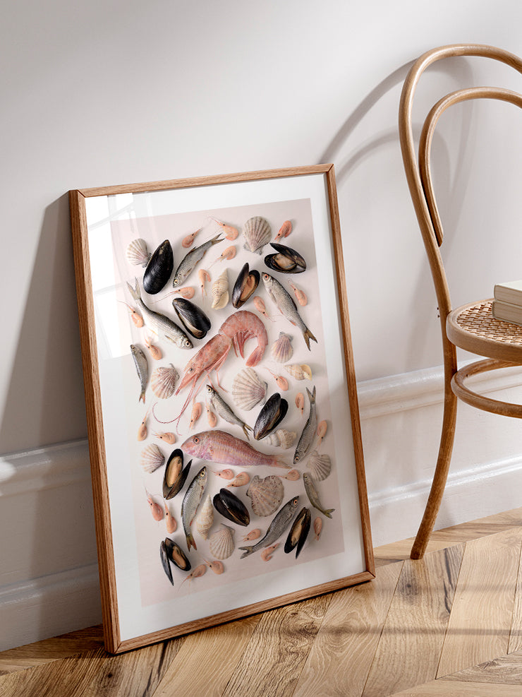 Seafood - Art Print Poster