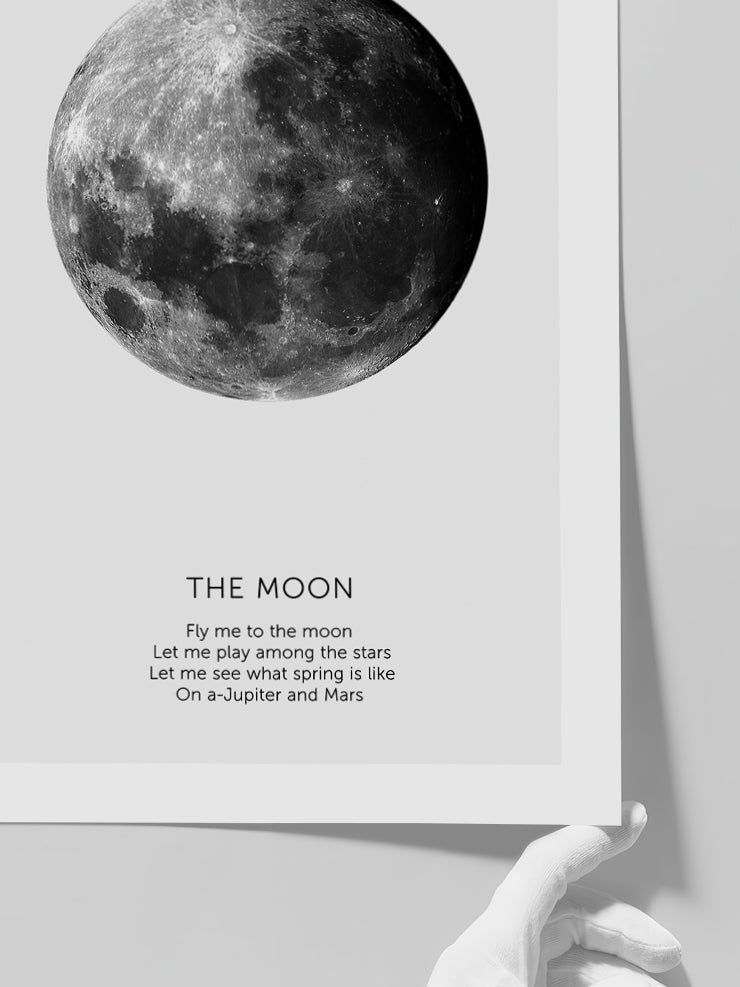 The Moon - Art Print Poster