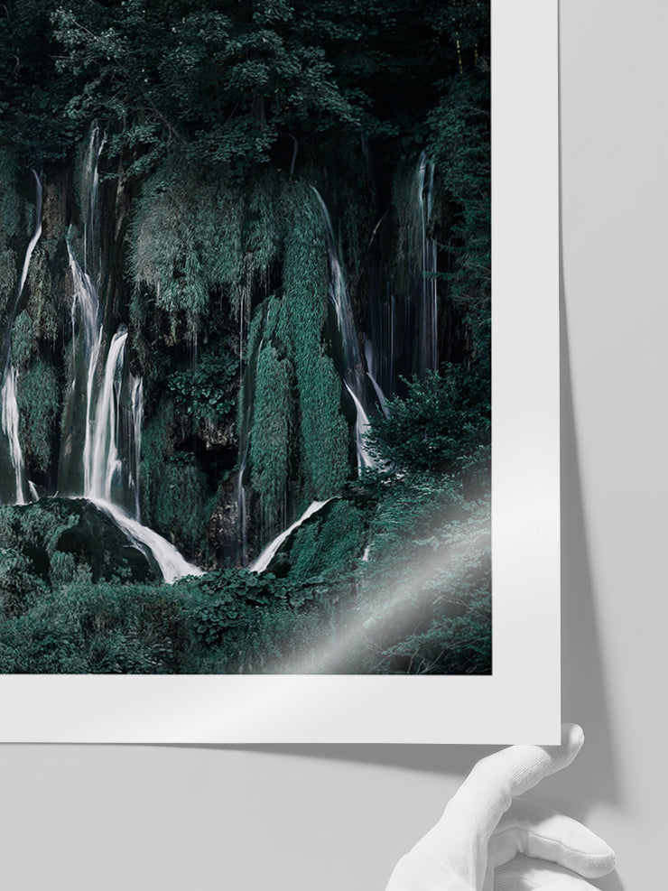 Dağ Şelalesi N1 - Art Print Poster