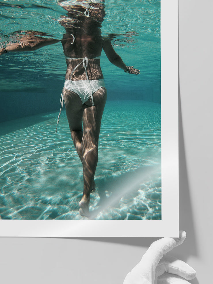 Havuzda - Art Print Poster