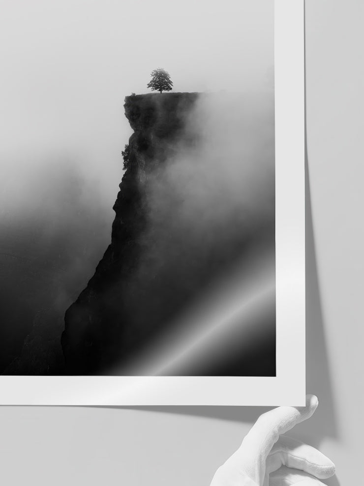 Lonely Tree - Art Print Poster