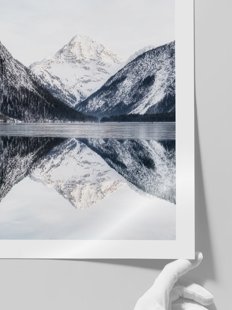 Dağın Yansıması - Art Print Poster
