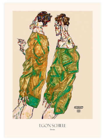 Egon Schiele Devotion - Art Print Egon Schiele Devotion - Art Print