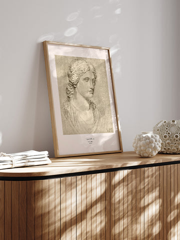 Egon Schiele Antique Bust - Art Print Egon Schiele Antique Bust - Art Print