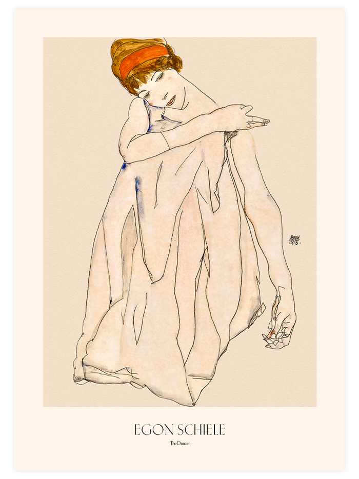 Egon Schiele Woman Figure - Poster Seti Duo Poster