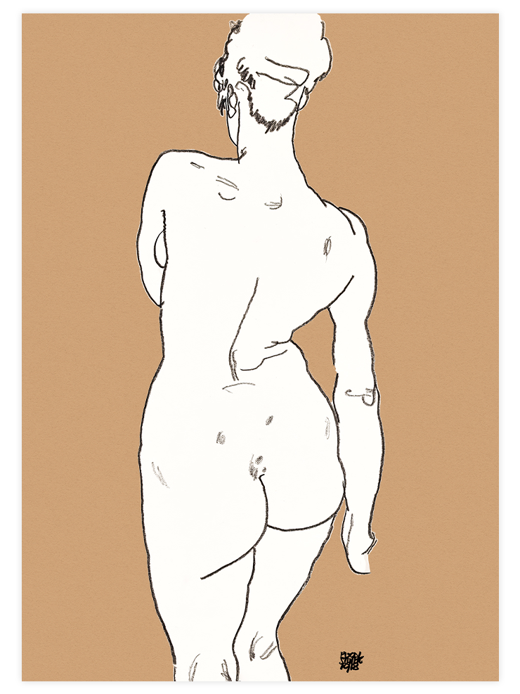 Egon Schiele Nude Women - Poster Seti Duo Poster