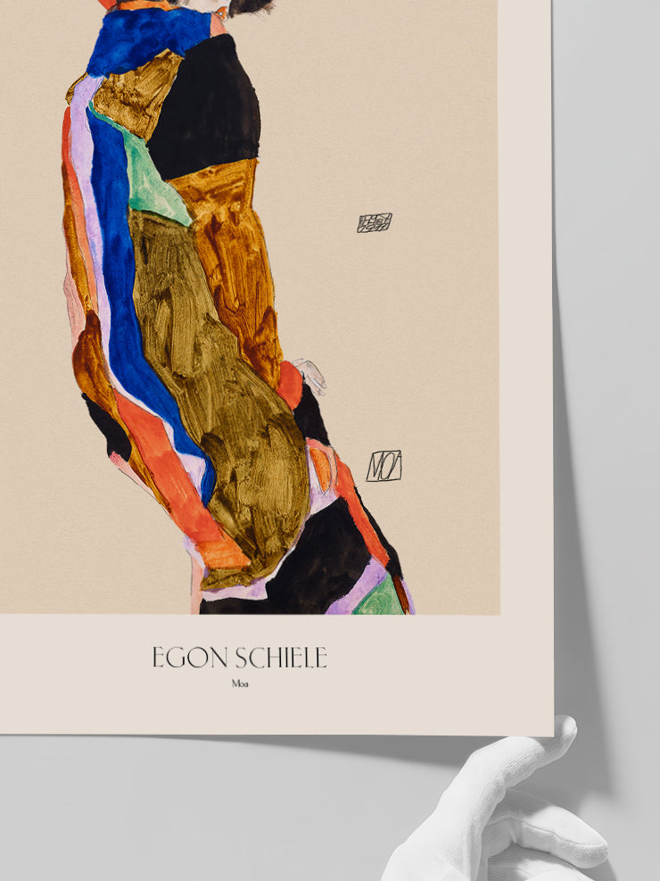 Egon Schiele Moa - Art Print Poster