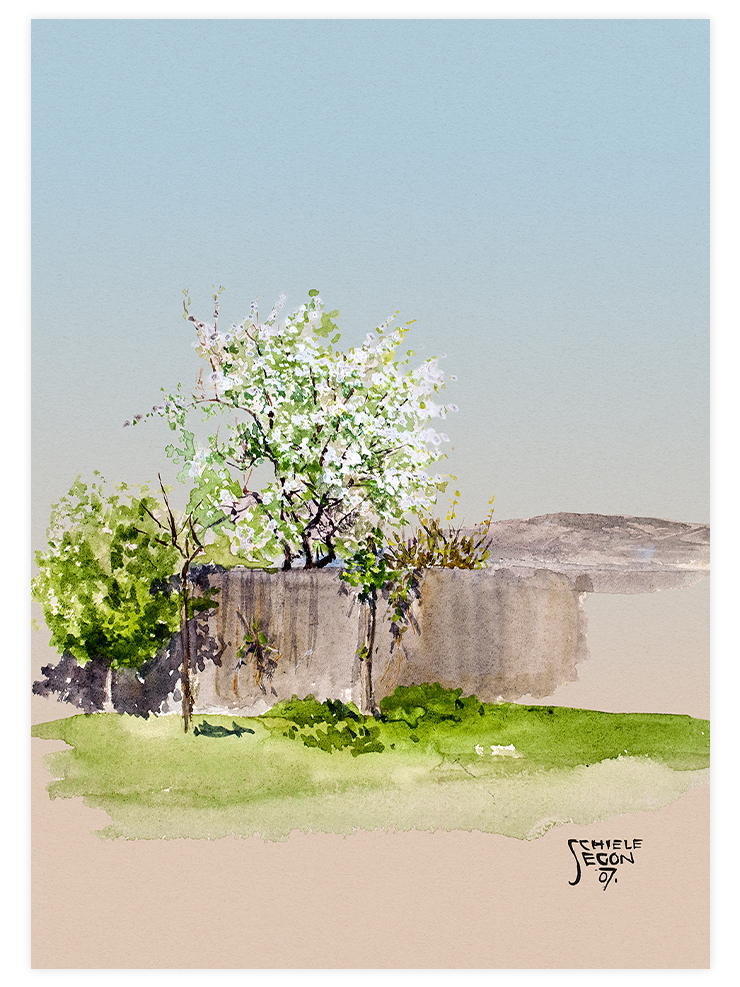 Egon Schiele Trees - Poster Seti Duo Poster