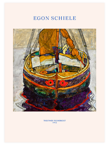 Egon Schiele Triestiner Fischerboot - Art Print Egon Schiele Triestiner Fischerboot - Art Print
