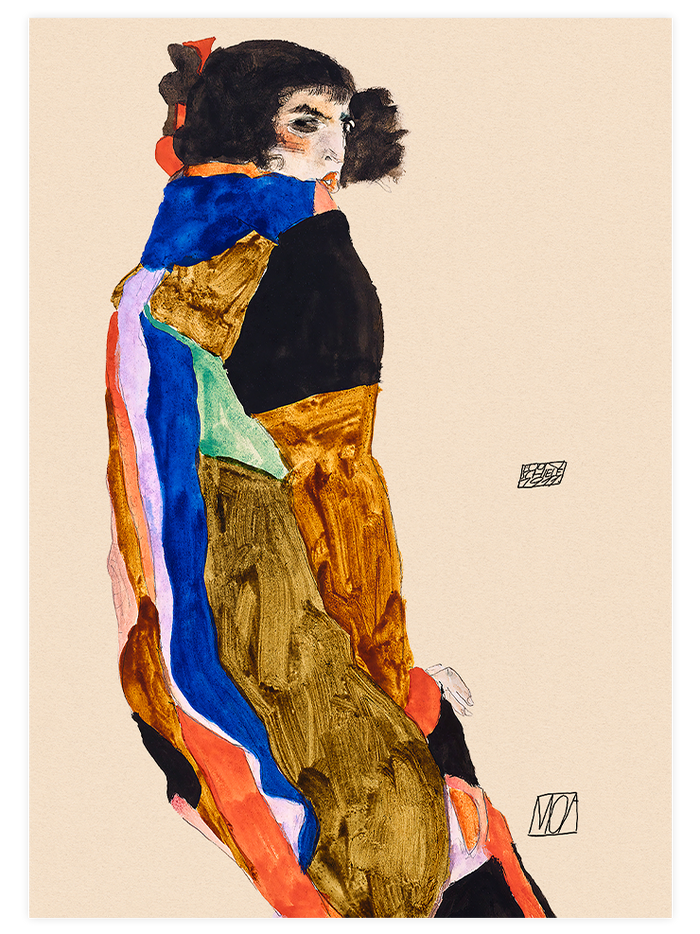 Egon Schiele The Dancer & The Nude - Poster Seti Duo Poster