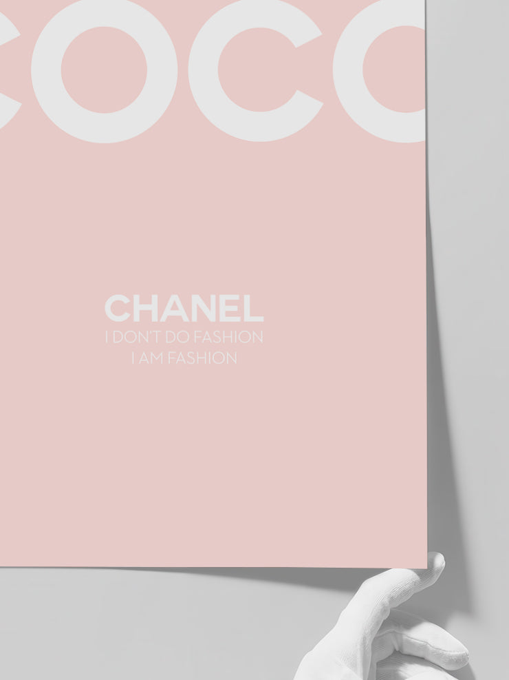 Coco Chanel Fashion N3 - Art Print Poster