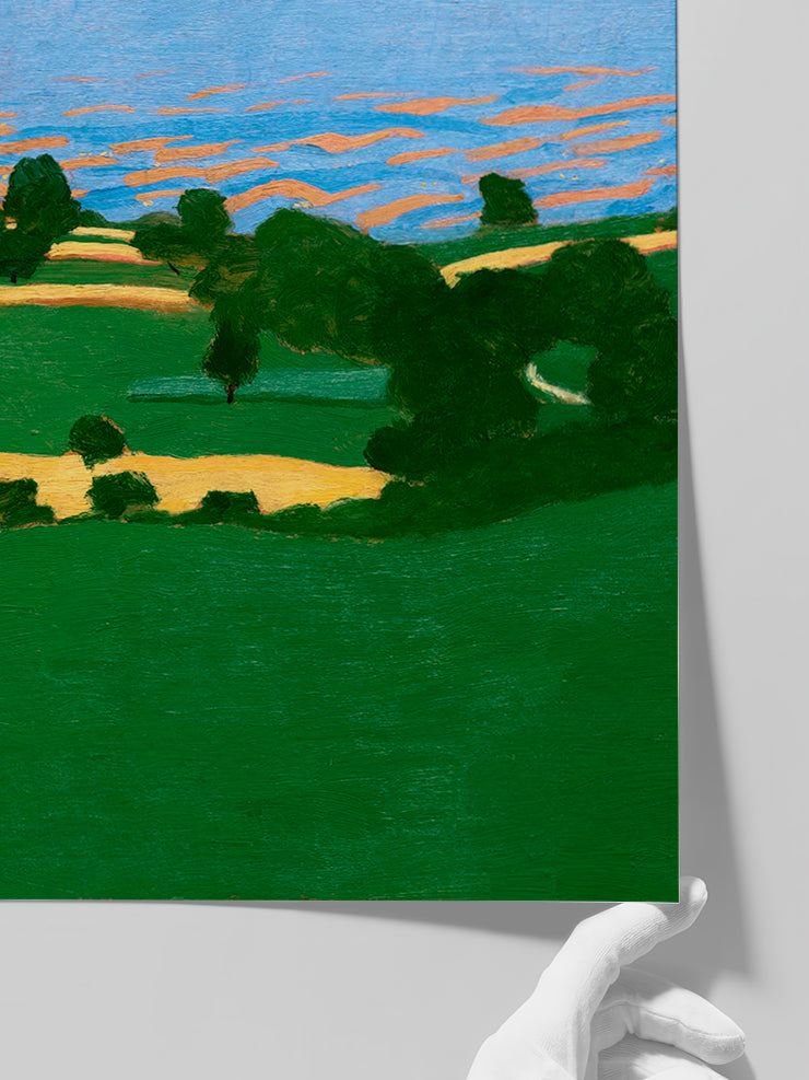 Felix Vallotton Corn Fields - Art Print Poster