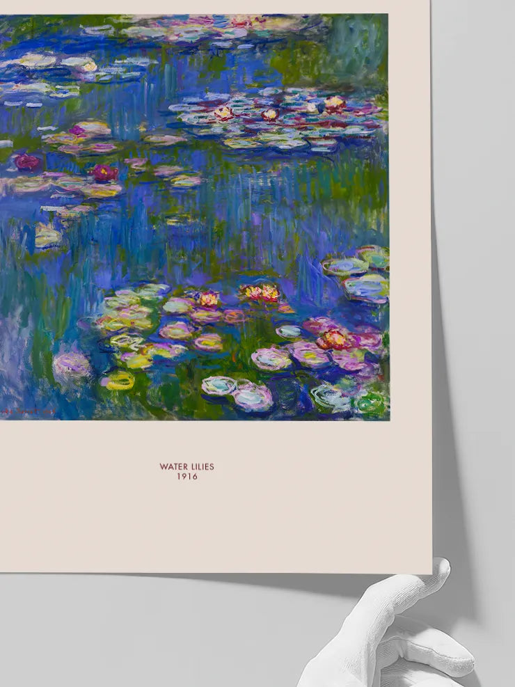 Monet’nin akışkan nilüfer bahçesi.