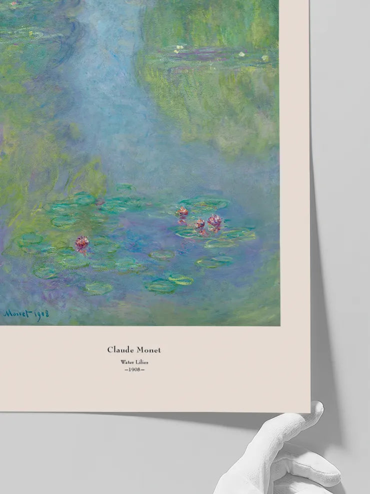 Monet’nin dingin nilüfer kompozisyonu.