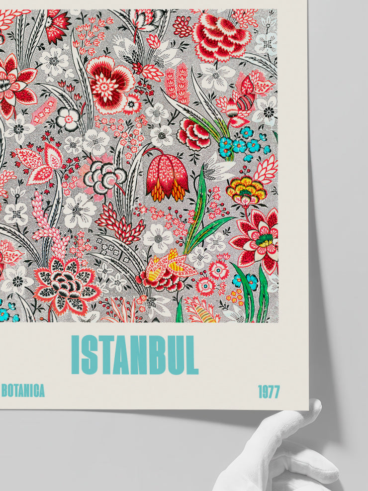 Flower Market Istanbul - Art Print Poster