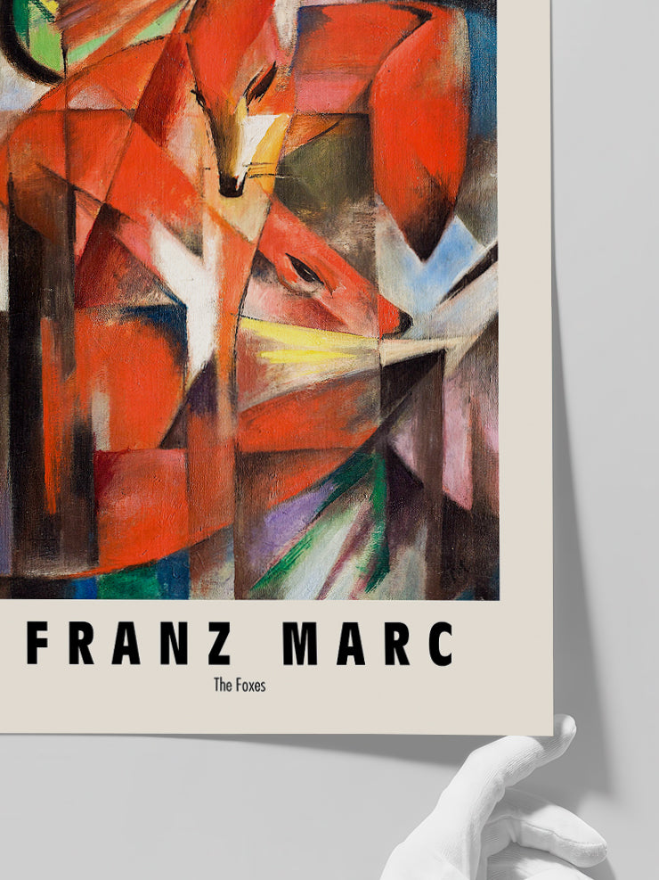 Franz Marc The Foxes - Art Print Poster