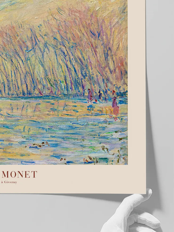 Monet’nin sakin donmuş peyzajı.