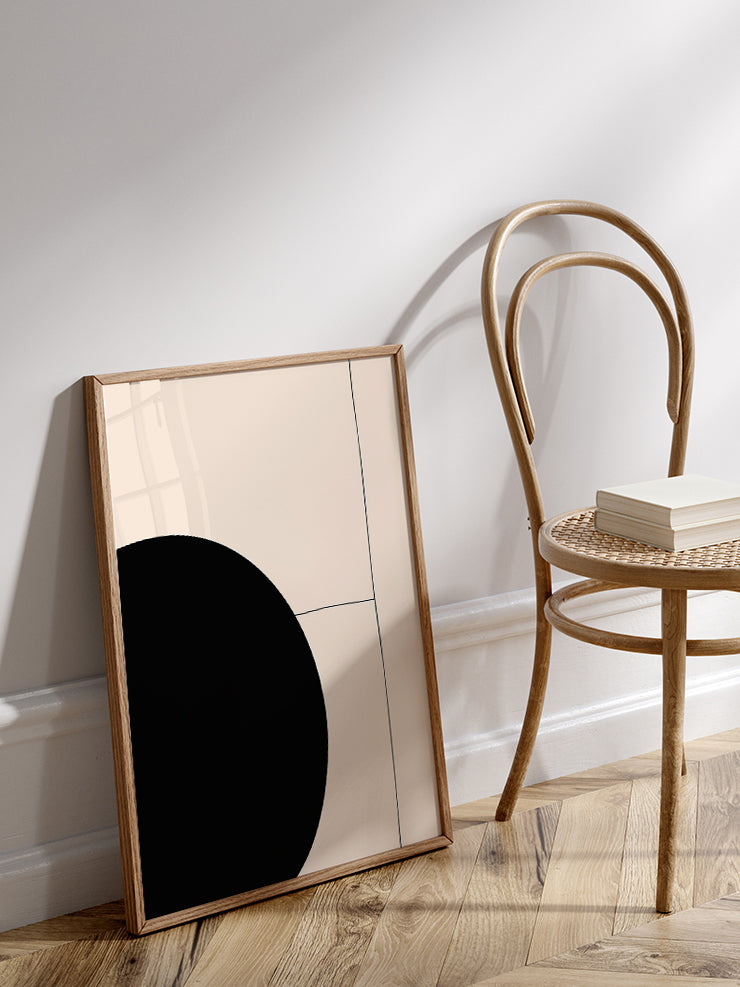 Two Lines N3 - Art Print Poster