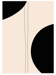 Two Lines N2 Poster - Giclée Baskı